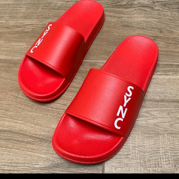 🎀Sz11 New in pk red sandals